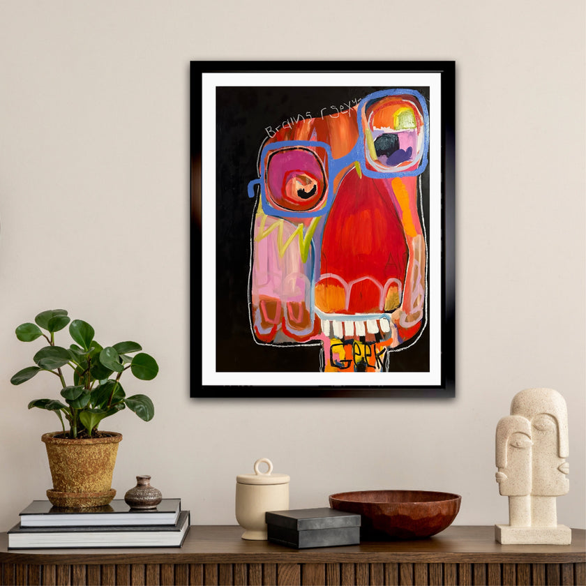 The Geek 48X36 -- Paper Print and Framed Print Option Available