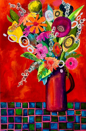 Birthday Bouqet   36x24   Michele Smeulders