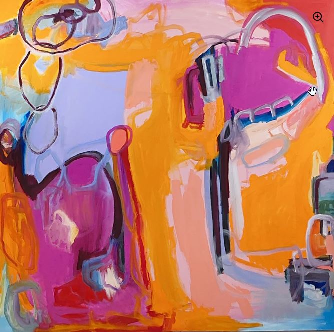 Frivolous Pursuit - 48x48          Artist Jael Roznicki