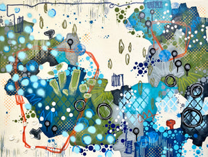 Sunsetting at the Bluff 30X40