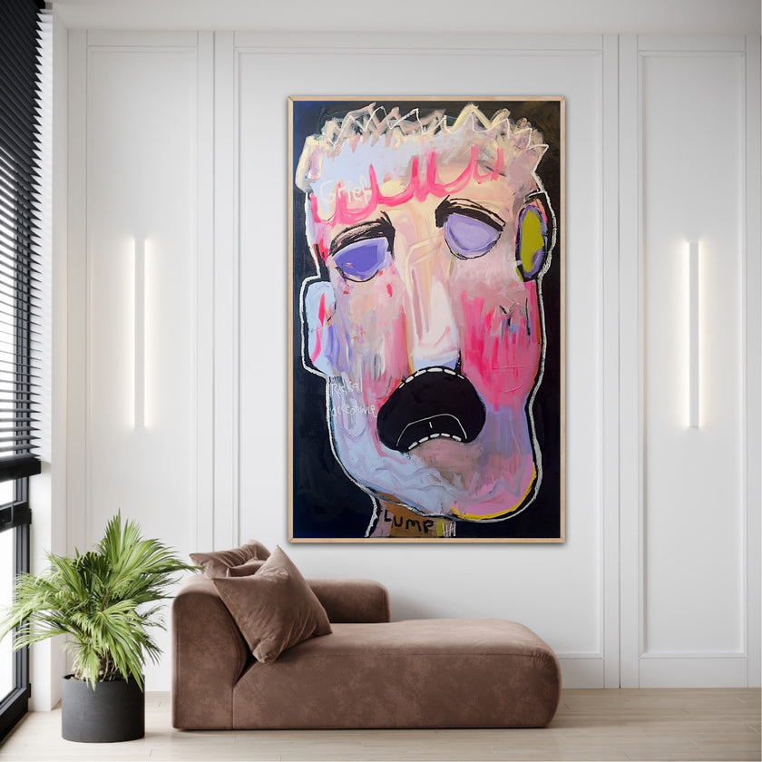 Good Grief Original 48X30 -- Paper Print and Framed Print Option Available