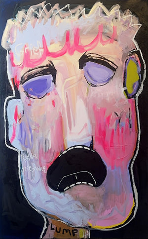 Good Grief Original 48X30 -- Paper Print and Framed Print Option Available