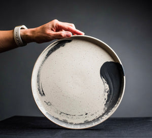 Large white Serving Platter - Quin Cheung