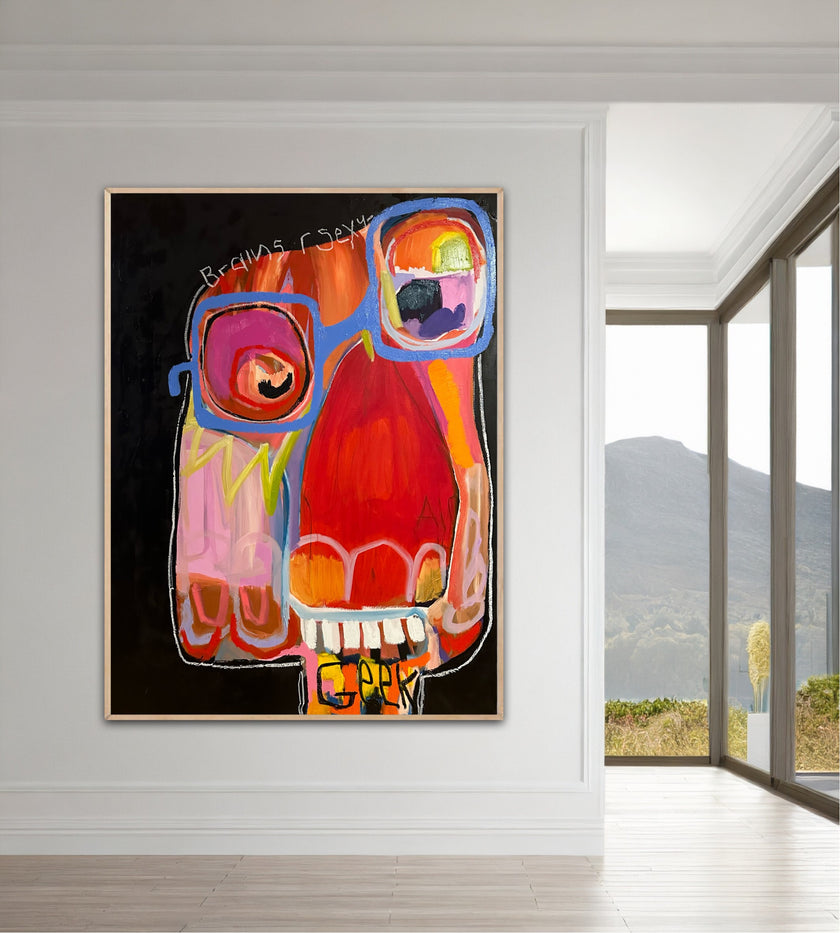 The Geek 48X36 -- Paper Print and Framed Print Option Available