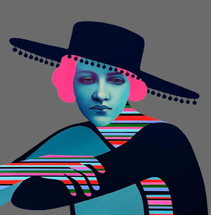 Washington Square at Night 40X40