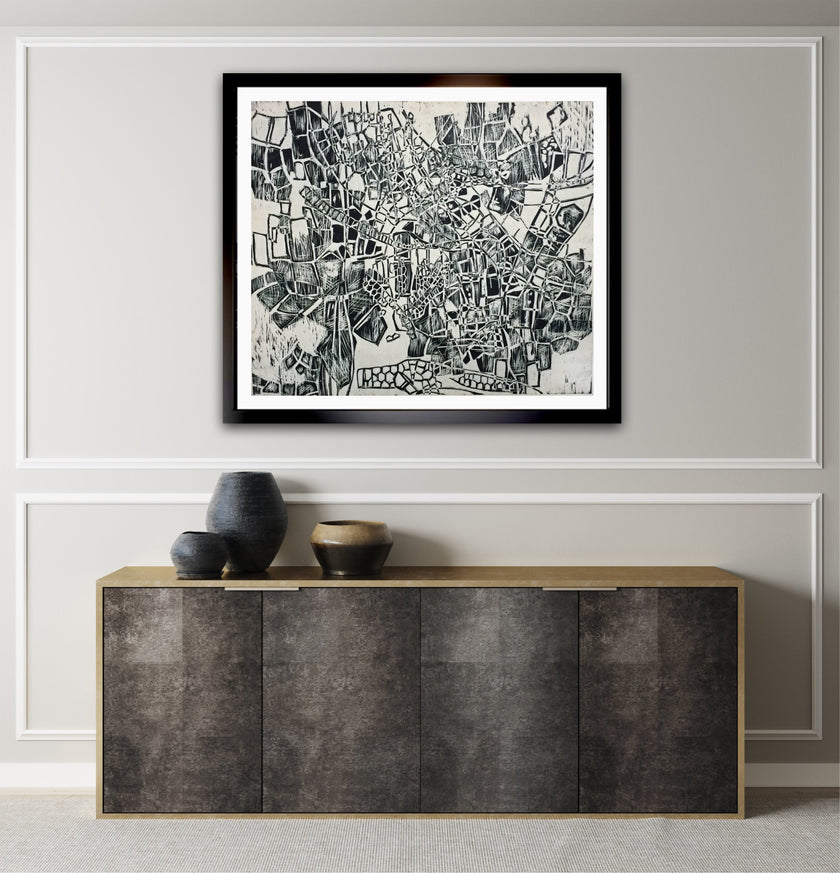 Discarded Map 30X33.5