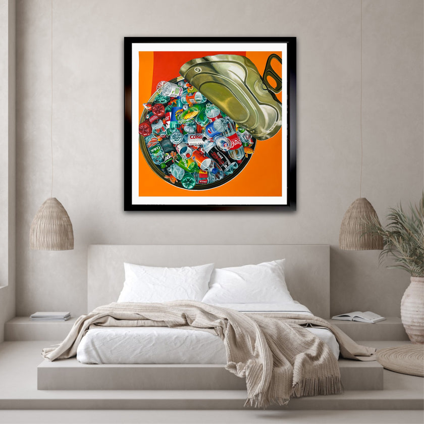 Koi Genie in a Bottle Print 38X39