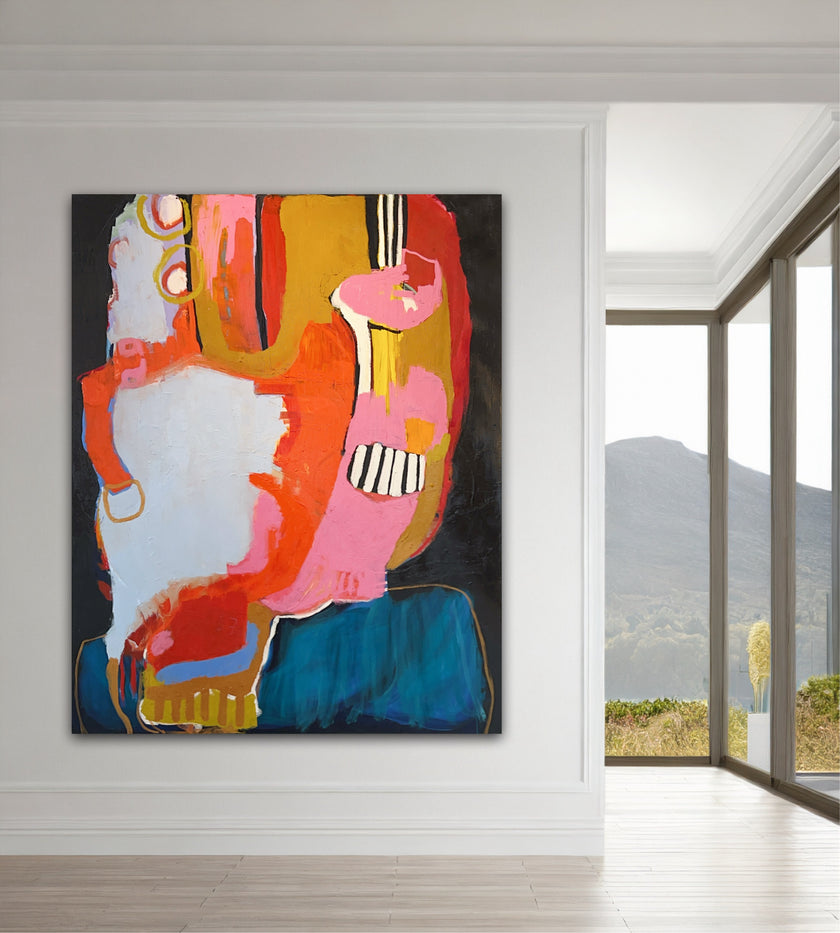 The Circus Never Travels Alone 48X60