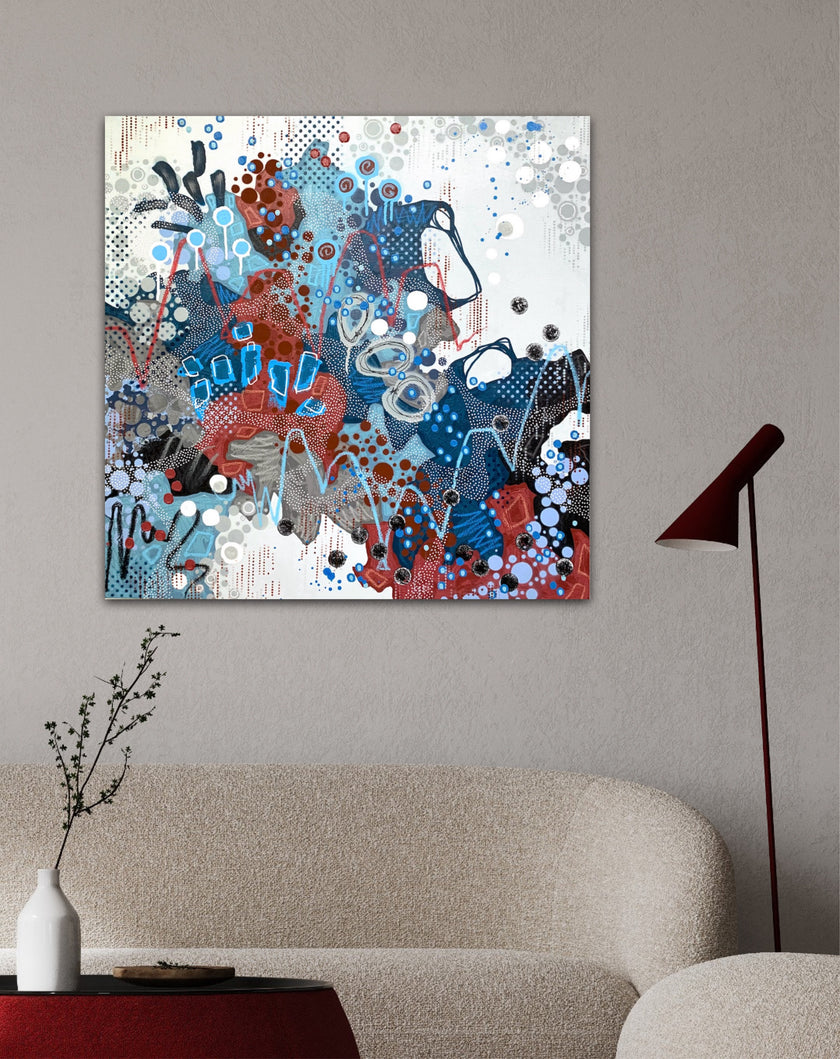 Paint The Town Red 30x30