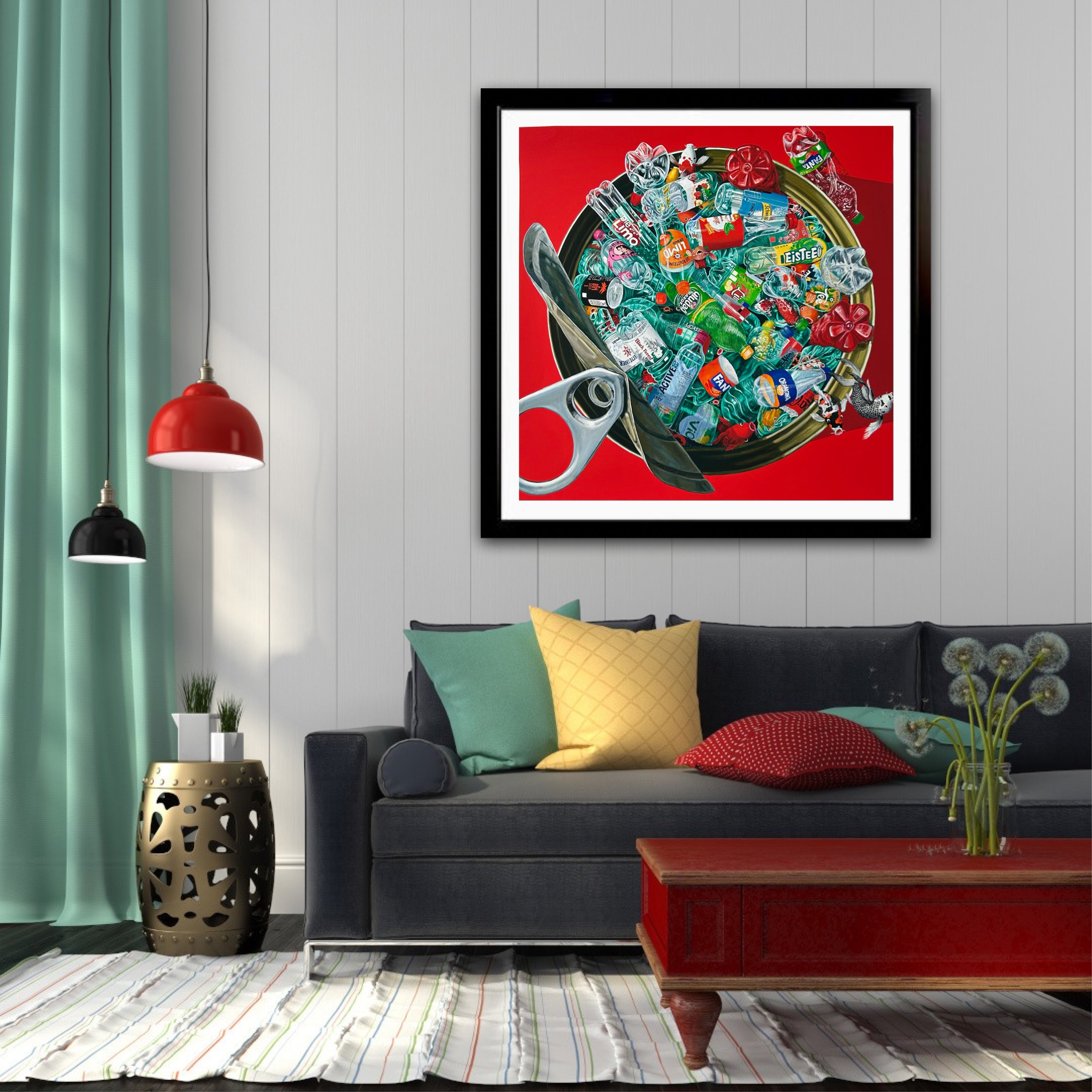 Trash Trouble Print 35.5X37.5