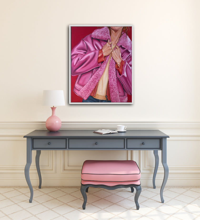 Pink Jacket 24x30