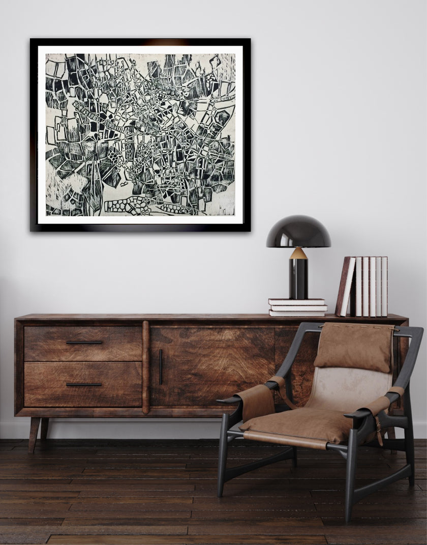 Discarded Map 30X33.5