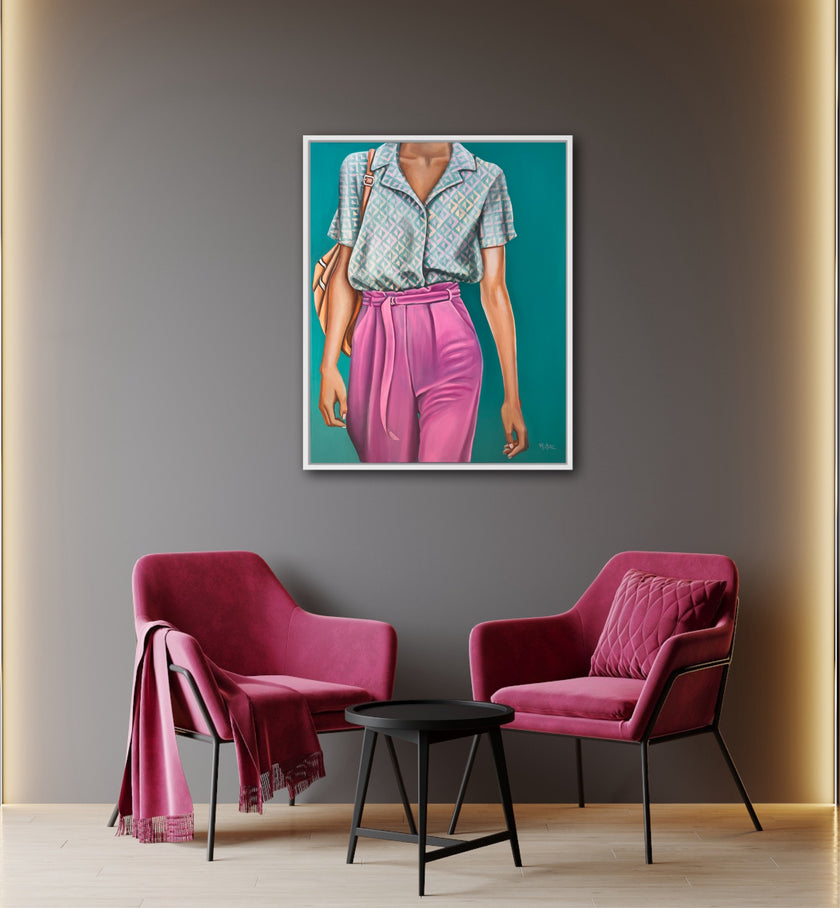 Pink Pants 24x30