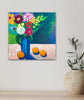Blue Vase and Oranges 20X20