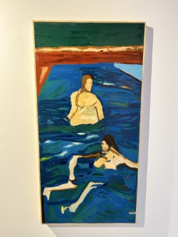 SWIMMERS III 48X24  REBECCA ALDERNET