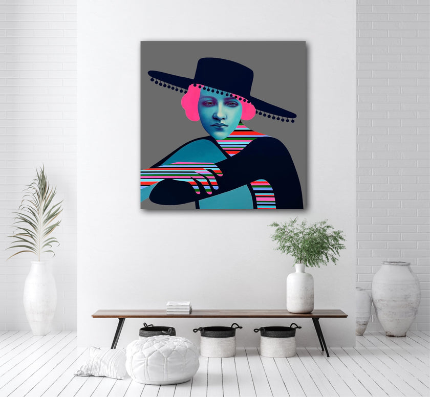 Washington Square at Night 40X40