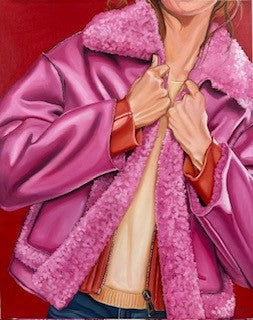 Pink Jacket 24x30