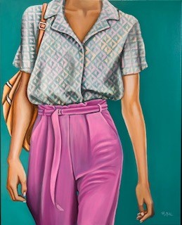 Pink Pants 24x30