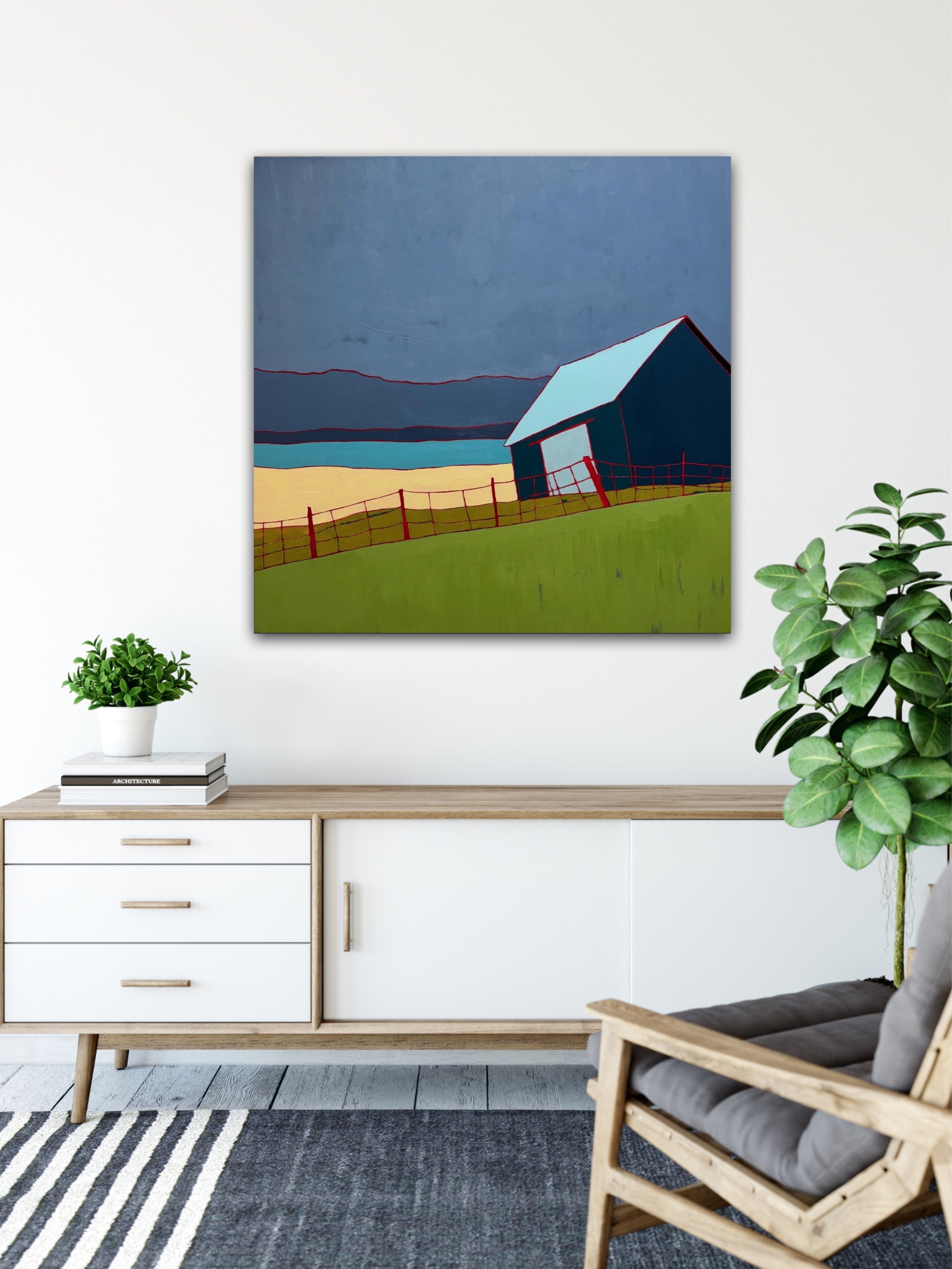 Shades of Spring 36X36