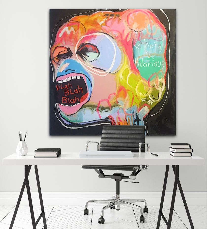 Blah Blah Blah Original 48X48 -- Limited Edition Prints and Gallery Wrapped Gallery Prints